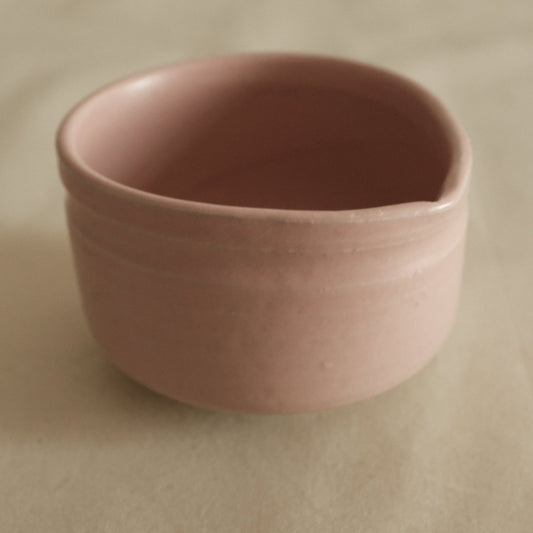 Hatsuichi Japan Momo Neri Pink Katakuchi Chawan Matcha Bowl Large Minoware