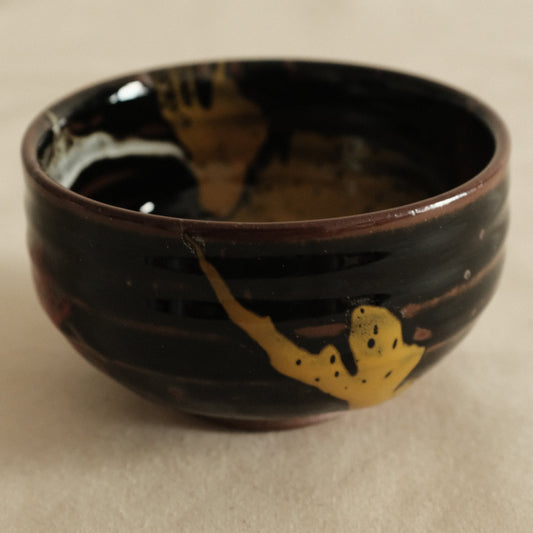 Hana Izumi Kiln Japan Maruchikara Multicolours Nodate Chawan Matcha Bowl Aritaware