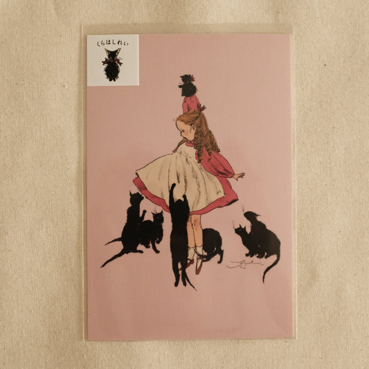 Kurahashi Rei Cats and I Postcard