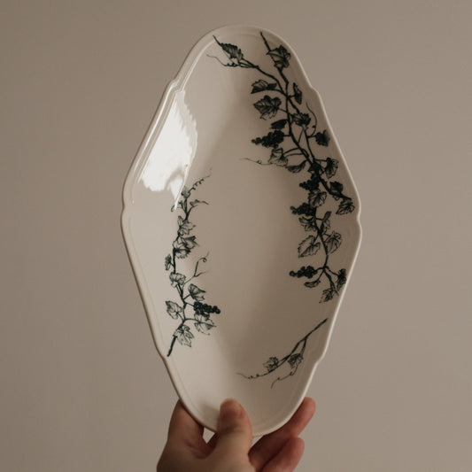 Studio M' Japan Vigne Plate Blue