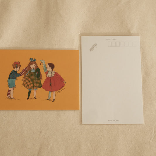 Kurahashi Rei Playing Toys Together Postcard