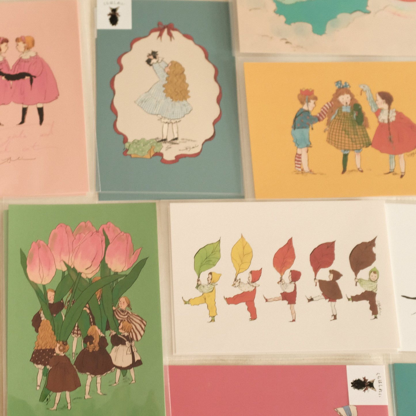 Kurahashi Rei Tulip Girls Postcard