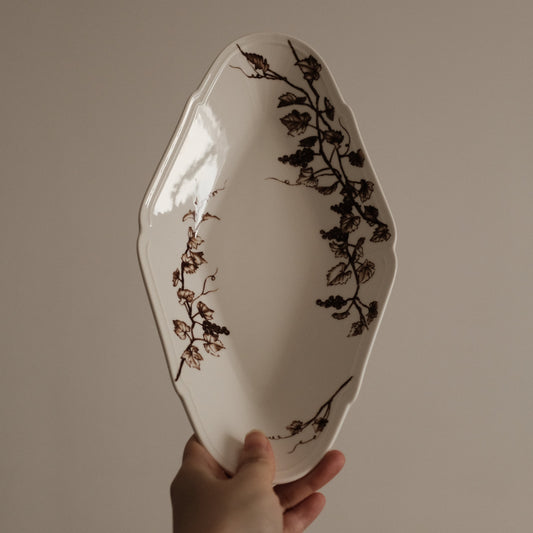 Studio M' Japan Vigne Plate Brown