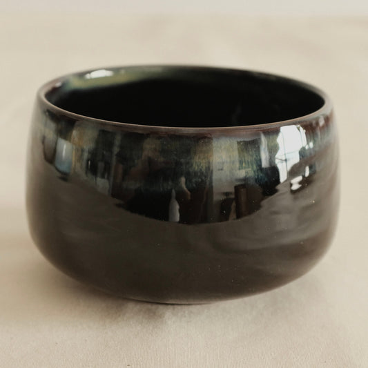 Aika Japan Yozora Orora Night Sky Aurora Glaze Chawan Matcha Bowl Hasami ware