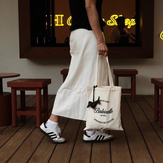 Baleinette Embroidered Tote Bag