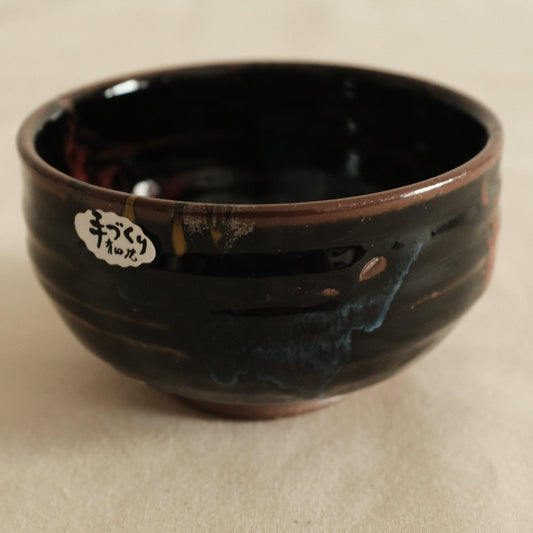 Hana Izumi Kiln Japan Maruchikara Multicolours Nodate Chawan Matcha Bowl Aritaware