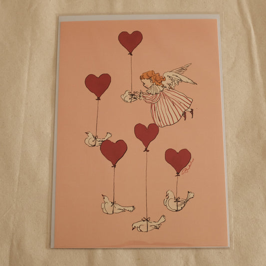 Kurahashi Rei Sending Love A4 Illustration Poster