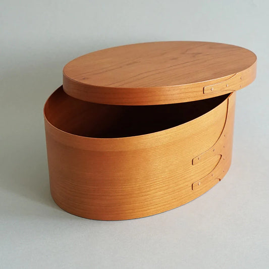 Homestead Japan Cherry Wood Shaker Oval Box M Size