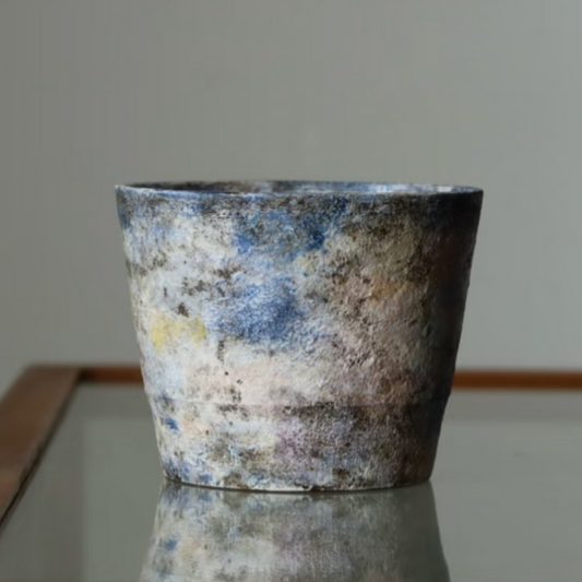 Hommage à Monet Mood Five Choko Cup Coffee Cup Engobe Matte Textured Ceramic Stoneware