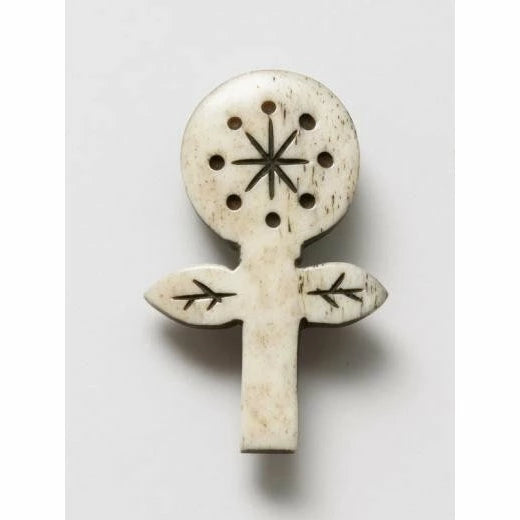 Akorat Japan Bone Brooch Flower