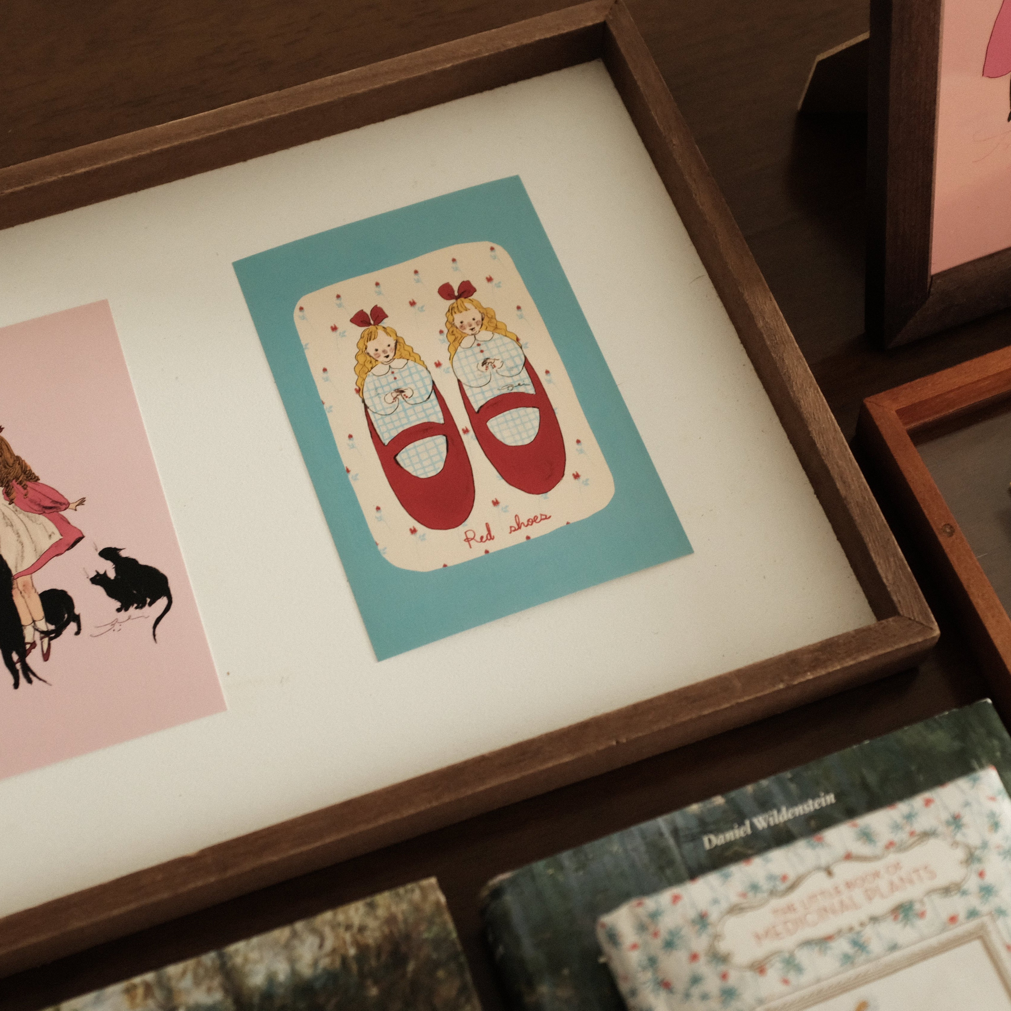 Kurahashi Rei A Pair of Red Shoes Postcard