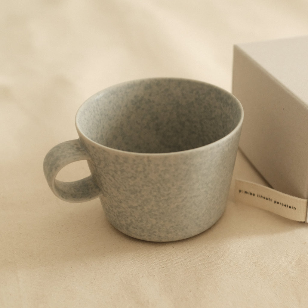 yumiko iihoshi unjour aspres midi matin cup nami light blue pattern