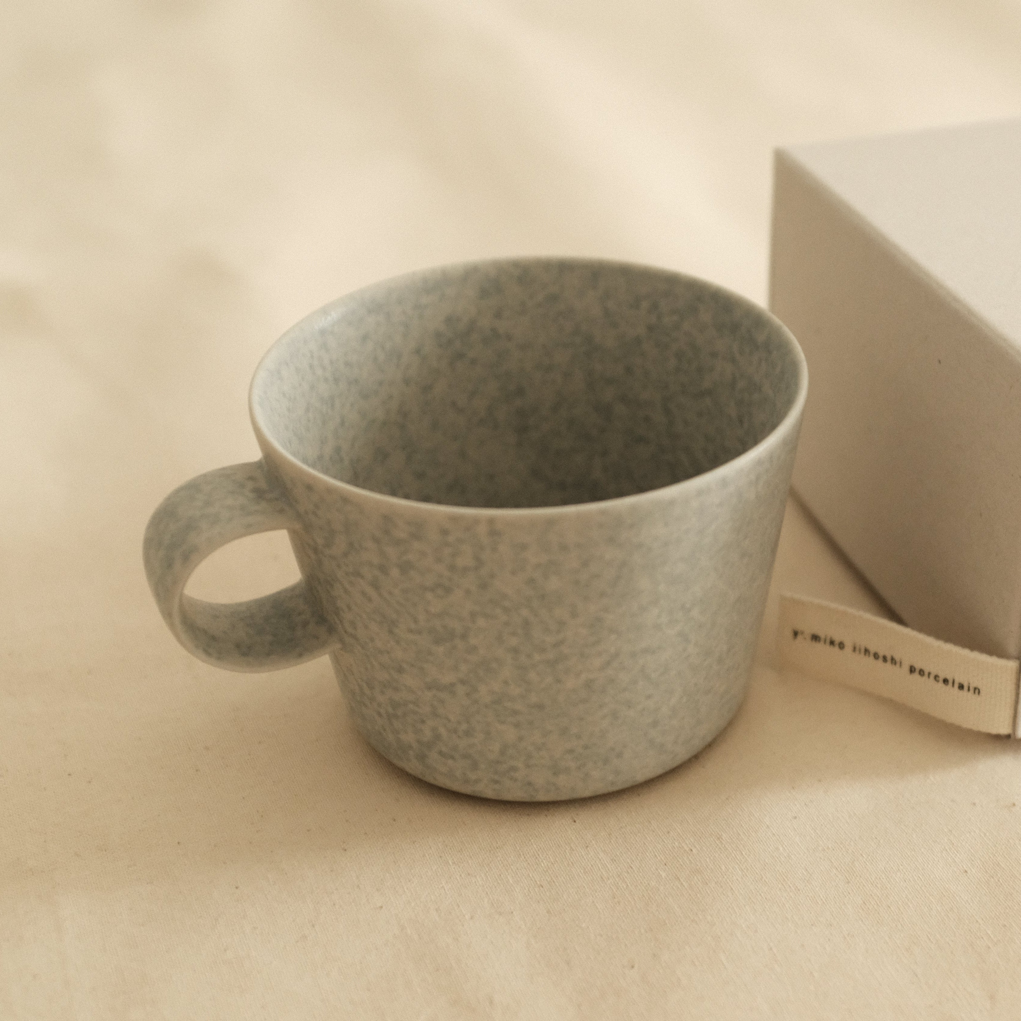 yumiko iihoshi unjour aspres midi matin cup nami light blue pattern