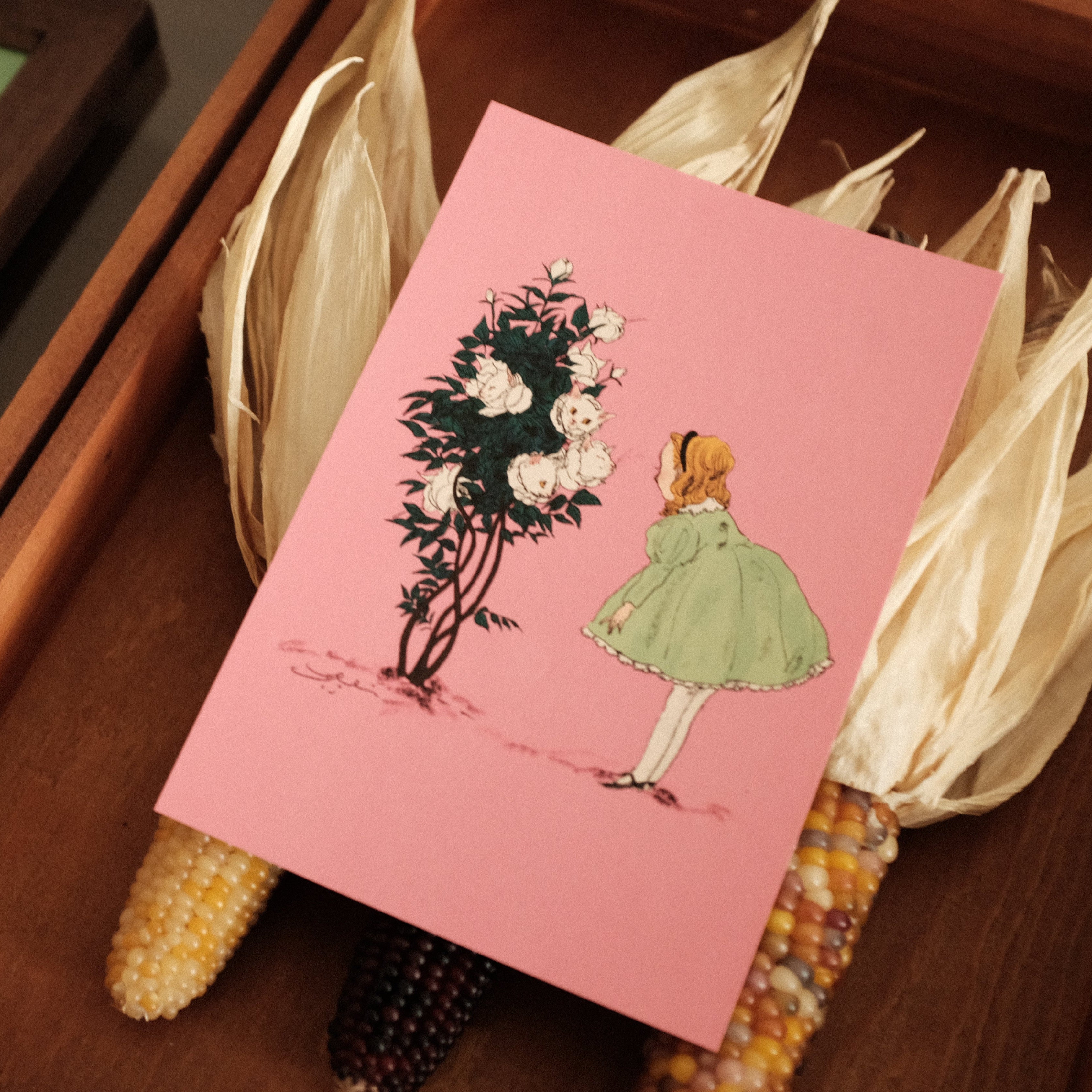 Kurahashi Rei Talk to Me Cat Postcard