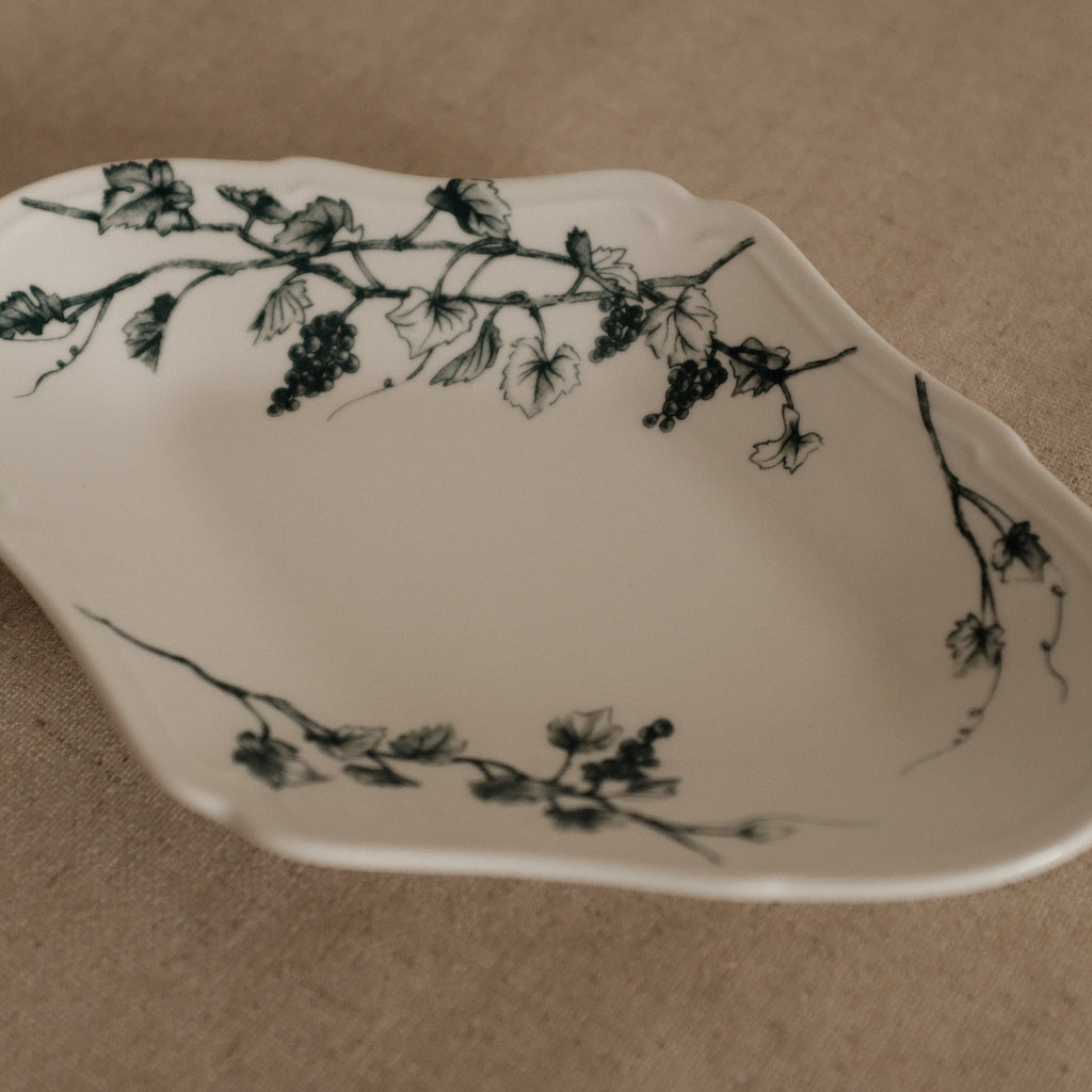 Studio M' Japan Vigne Plate Blue