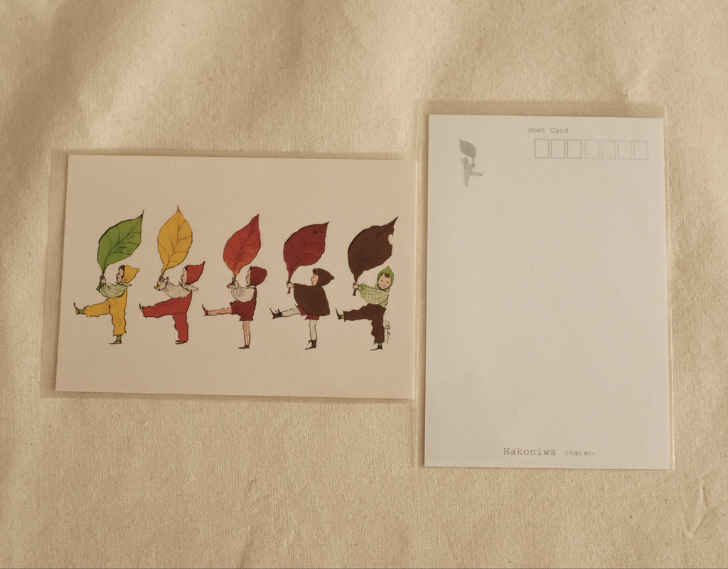 Kurahashi Rei Autumn Leaves Postcard