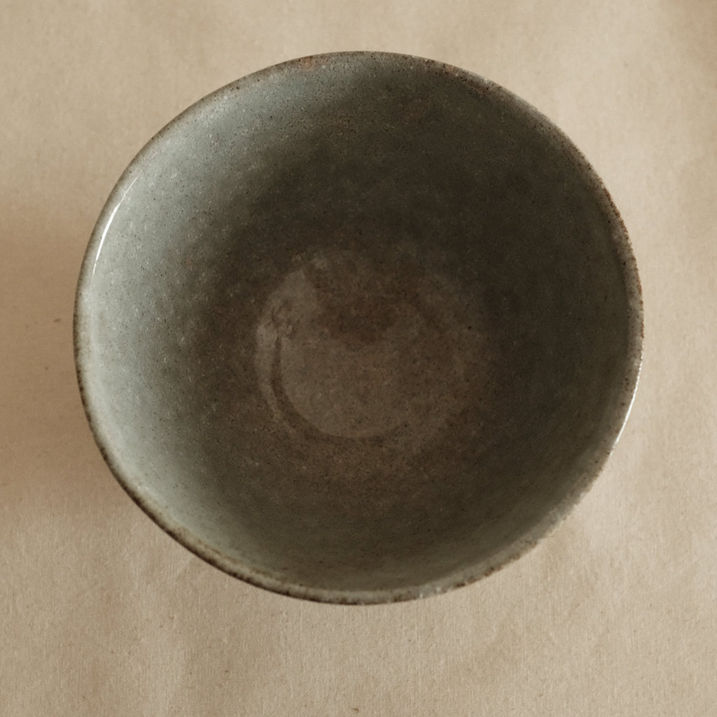 Maruyoshi Japan Jade Blue Kohiki Glaze Chawan Matcha Bowl Minoware