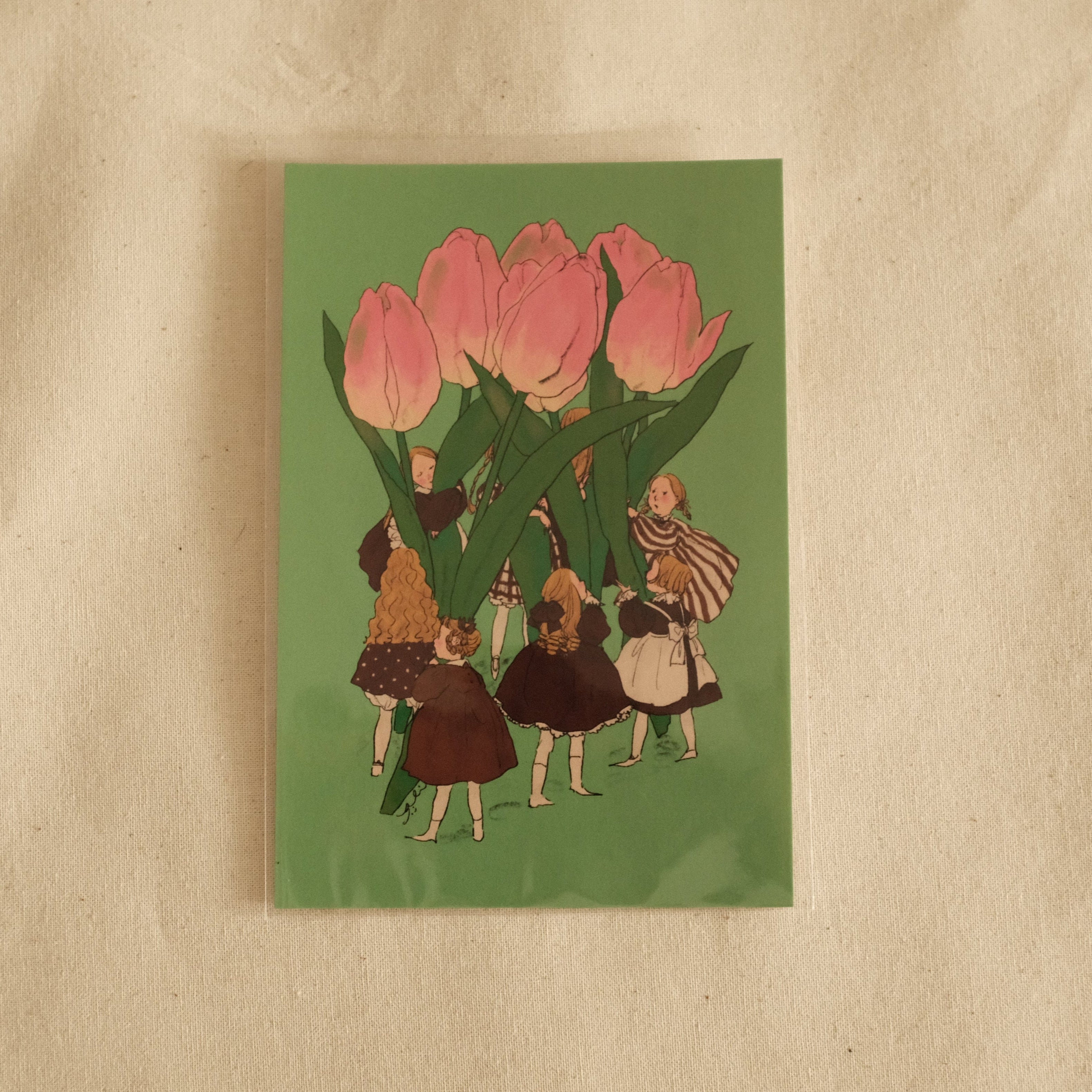 Kurahashi Rei Tulip Girls Postcard