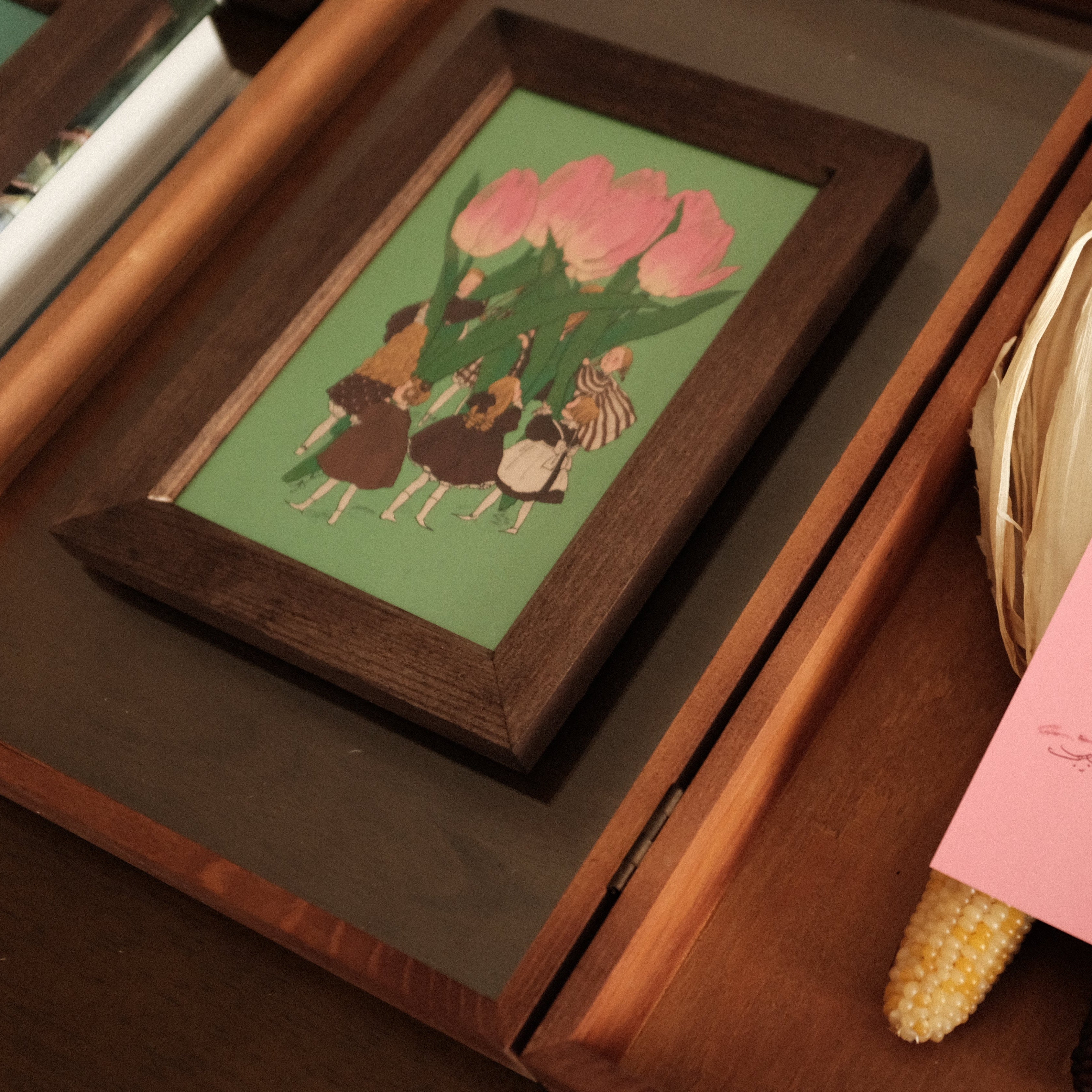 Kurahashi Rei Tulip Girls Postcard