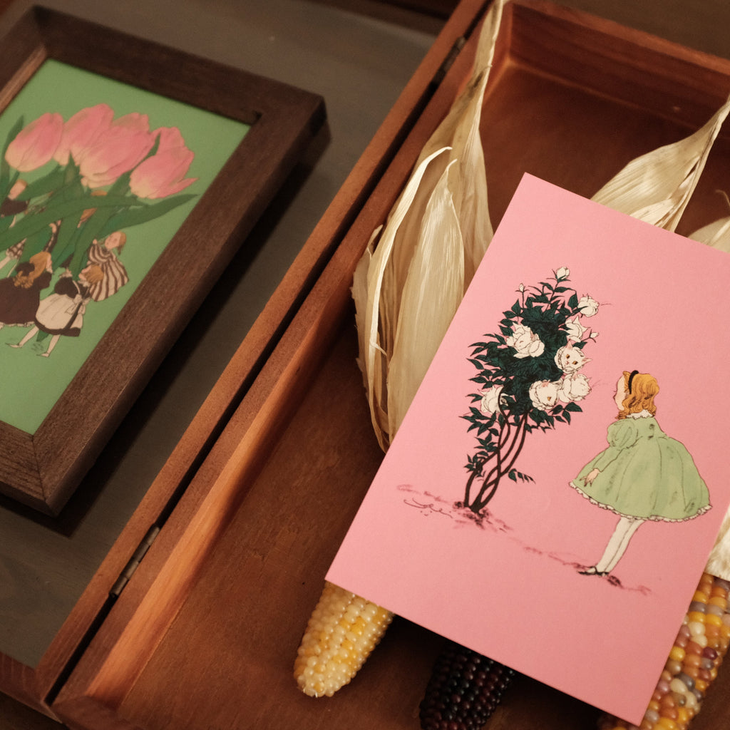 Kurahashi Rei Talk to Me Cat Postcard