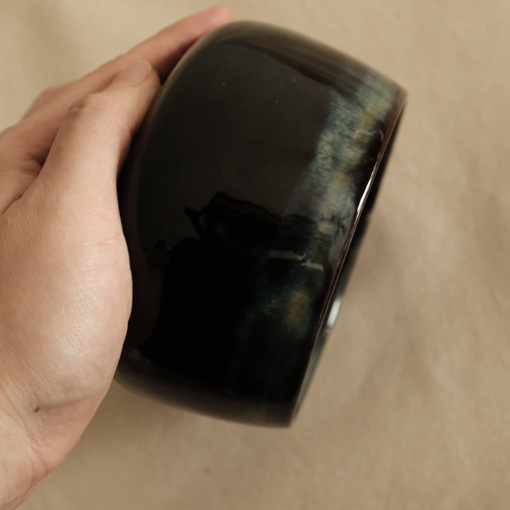 Aika Japan Yozora Orora Night Sky Aurora Glaze Chawan Matcha Bowl Hasami ware