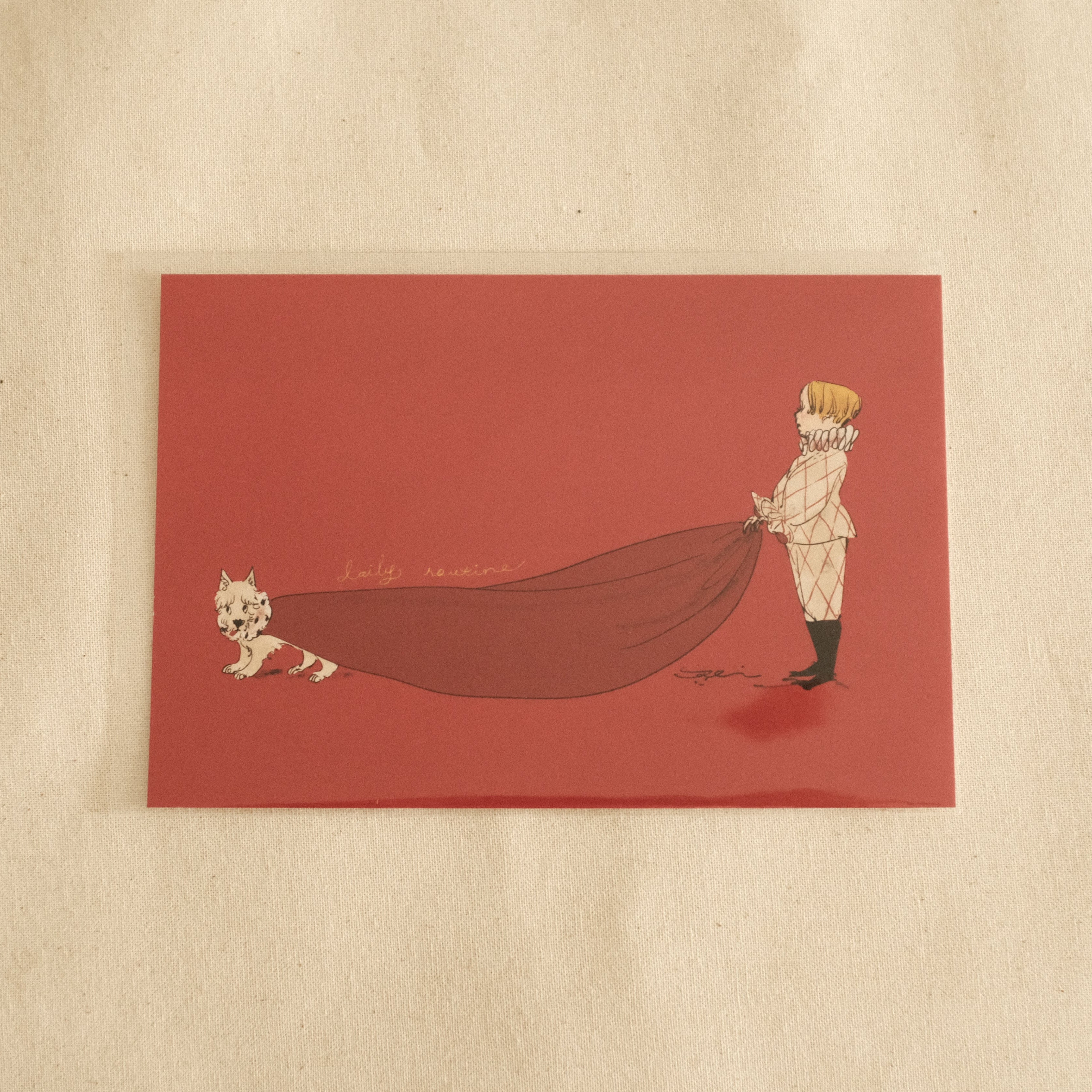 Kurahashi Rei Daily Routine Walking Postcard