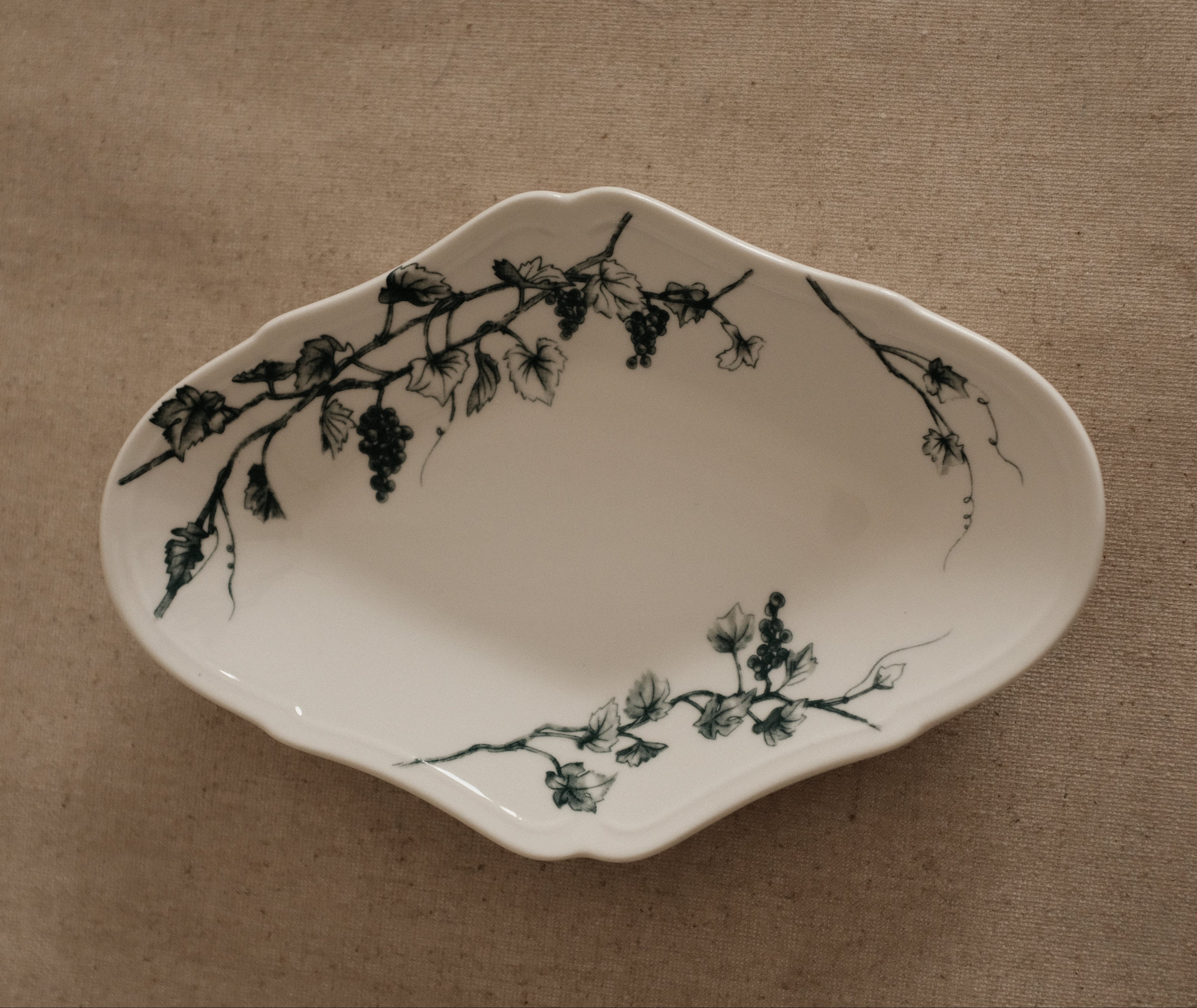 Studio M' Japan Vigne Plate Blue