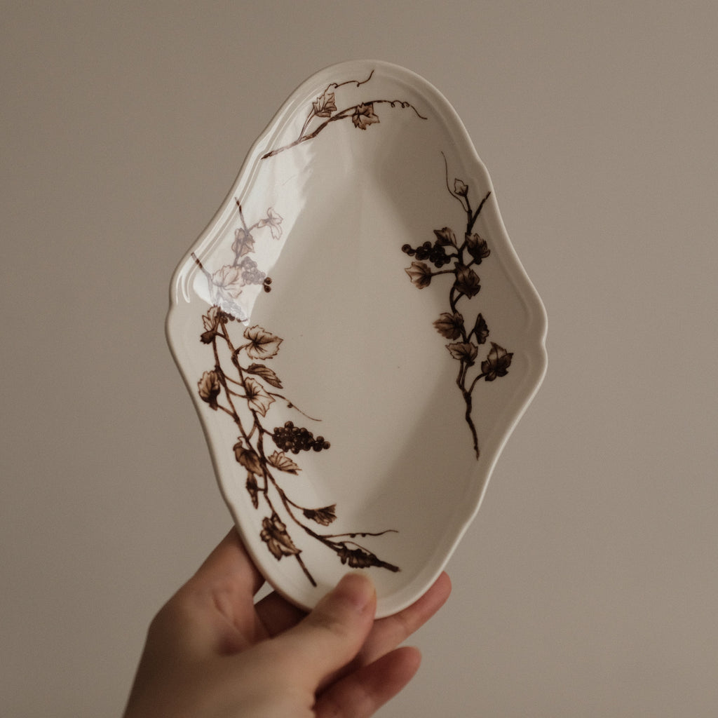 Studio M' Japan Vigne Plate Brown