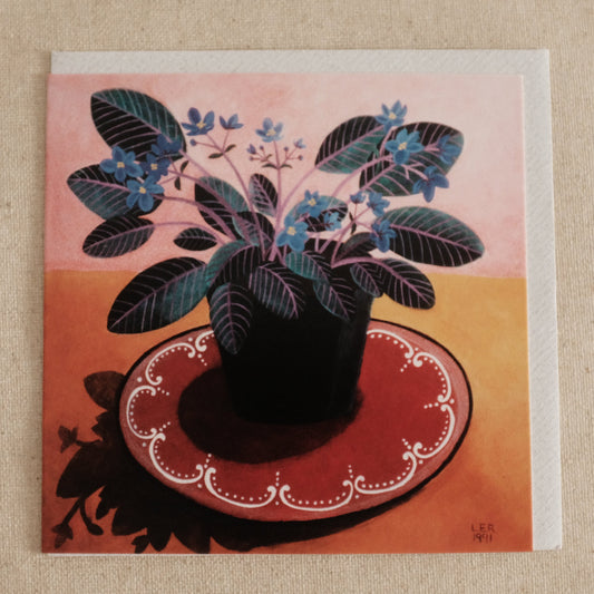 Canns Down Press African Violets Greeting Card Gift Card