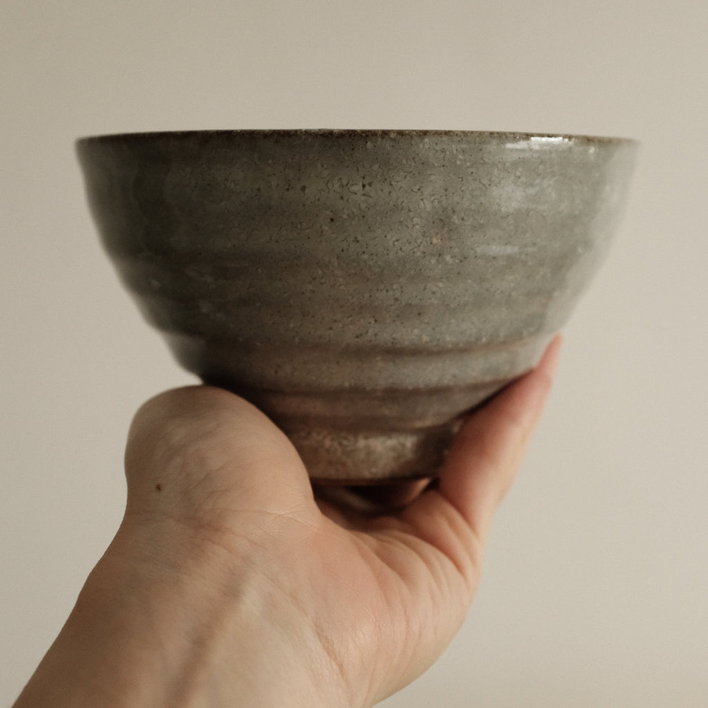 Maruyoshi Japan Jade Blue Kohiki Glaze Chawan Matcha Bowl Minoware