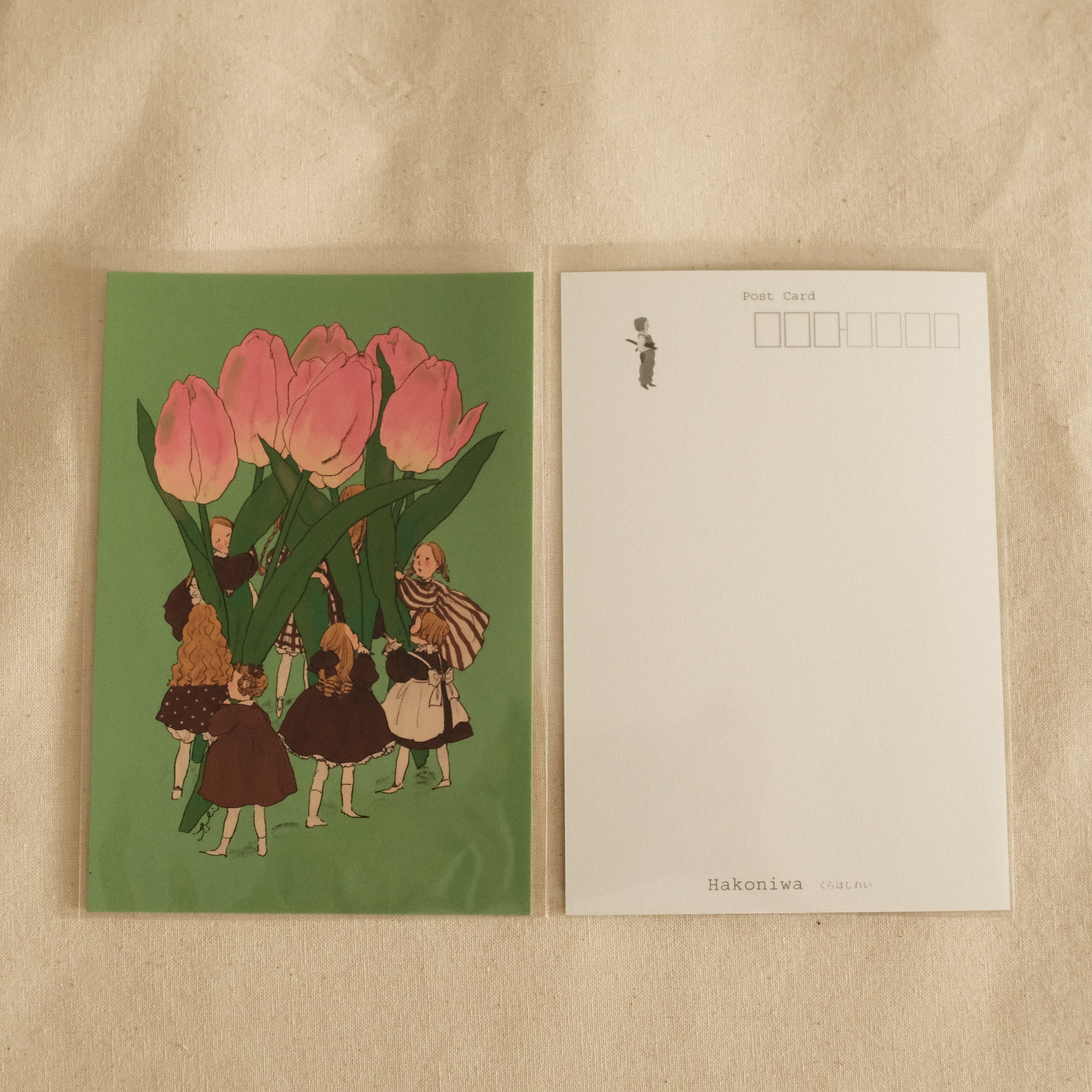 Kurahashi Rei Tulip Girls Postcard
