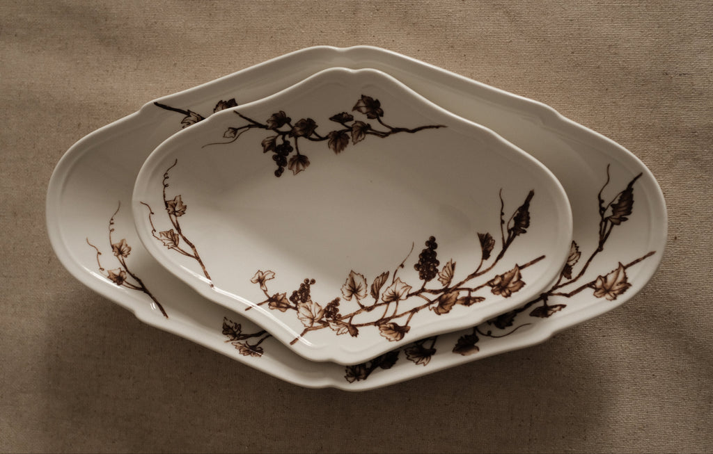 Studio M' Japan Vigne Plate Brown