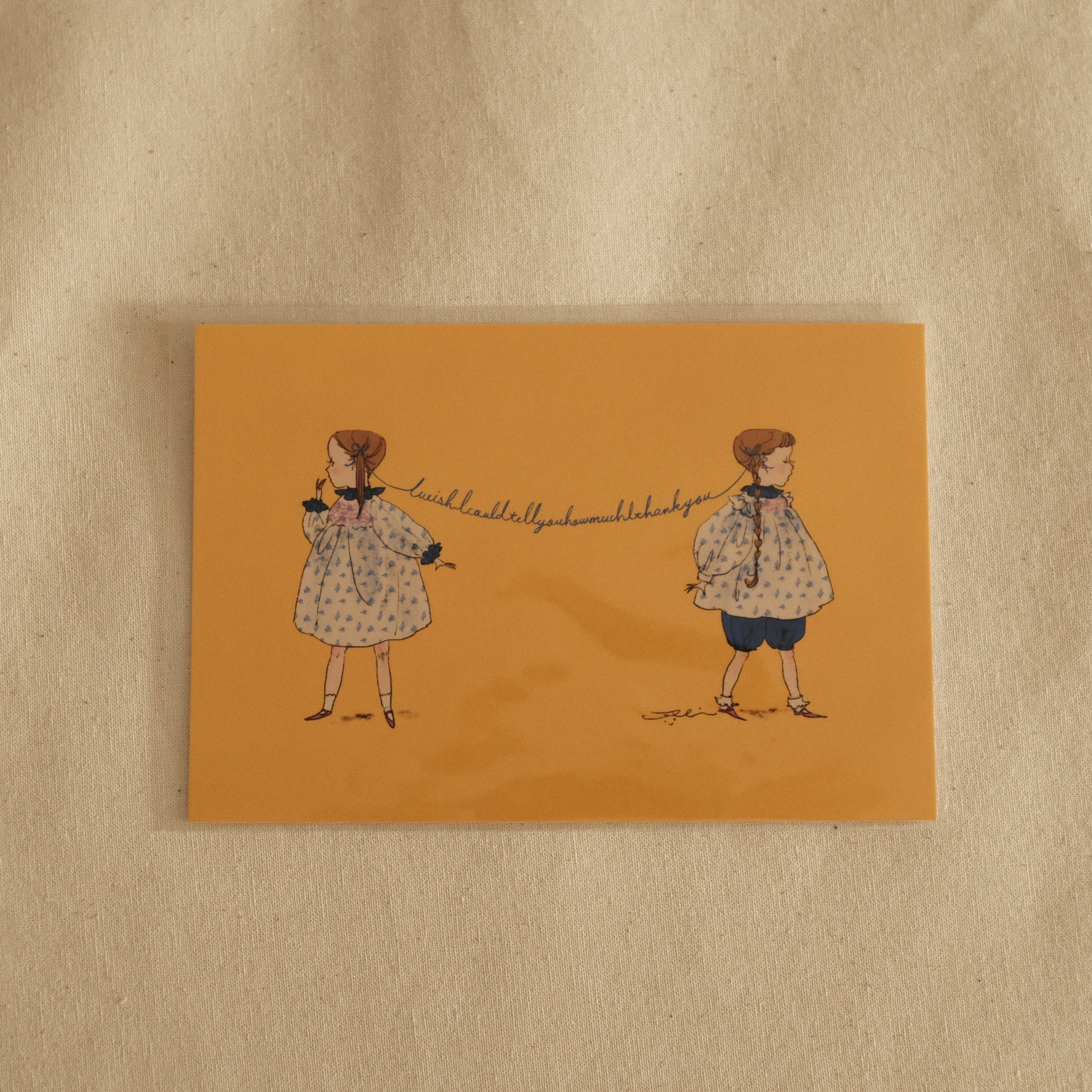 Kurahashi Rei Convey Thank You Postcard