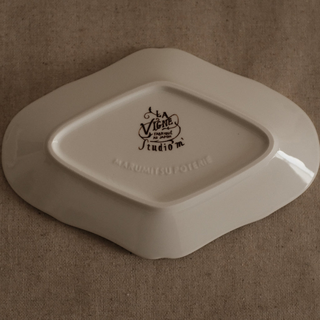 Studio M' Japan Vigne Plate Blue