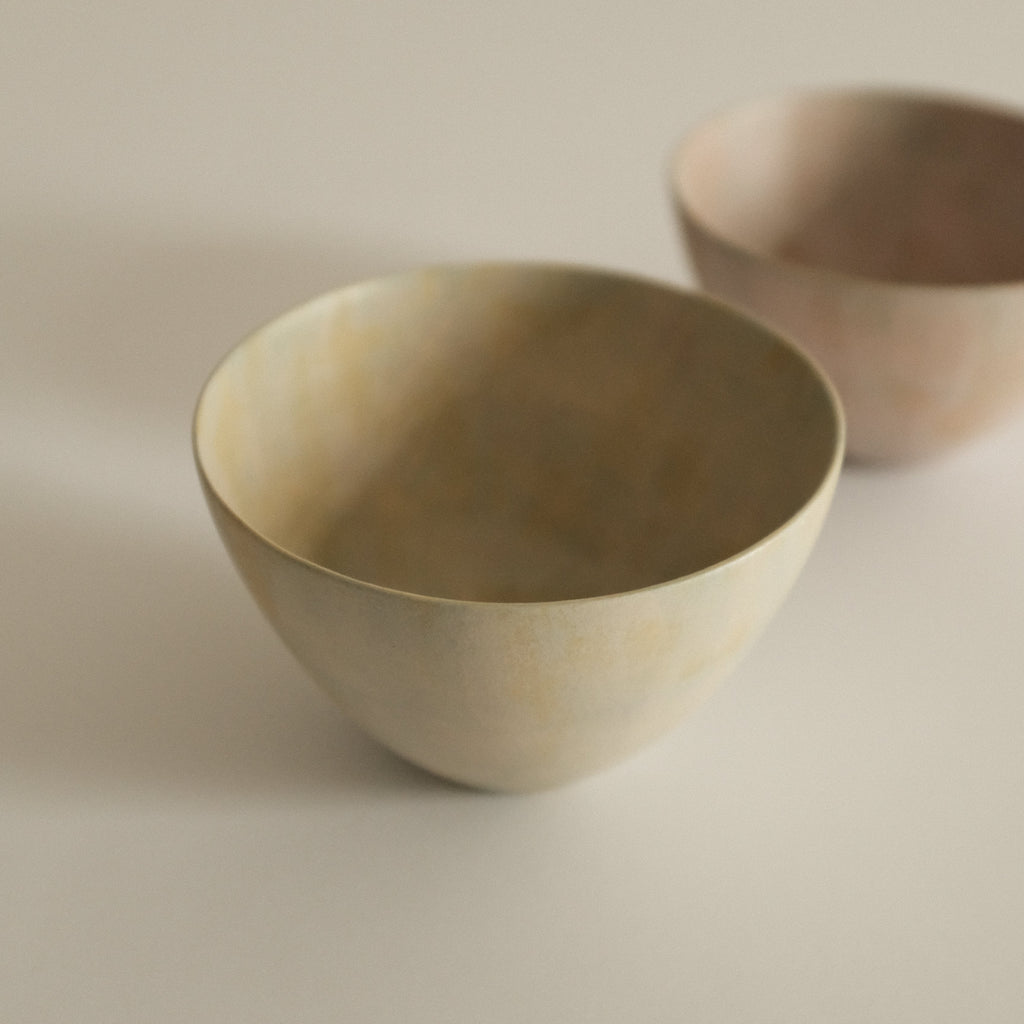 Makoto Saito Palette Green Yellow Round Cup