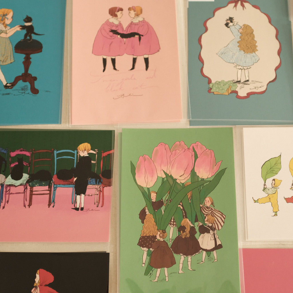 Kurahashi Rei Tulip Girls Postcard