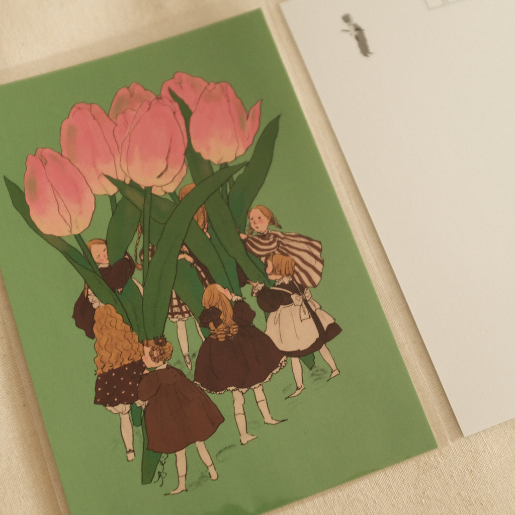Kurahashi Rei Tulip Girls Postcard