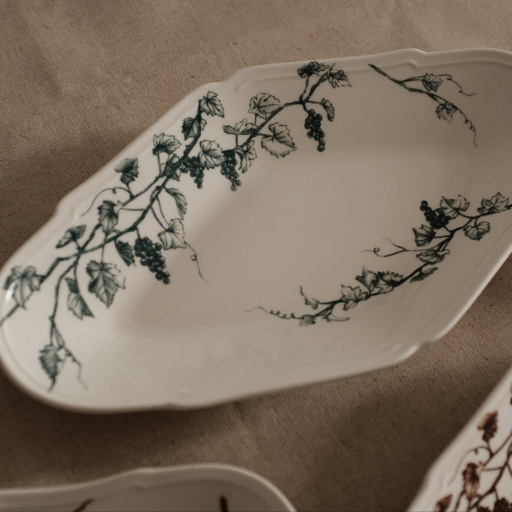 Studio M' Japan Vigne Plate Blue