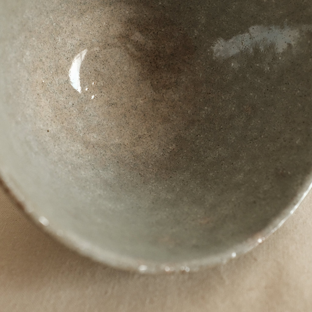 Maruyoshi Japan Jade Blue Kohiki Glaze Chawan Matcha Bowl Minoware