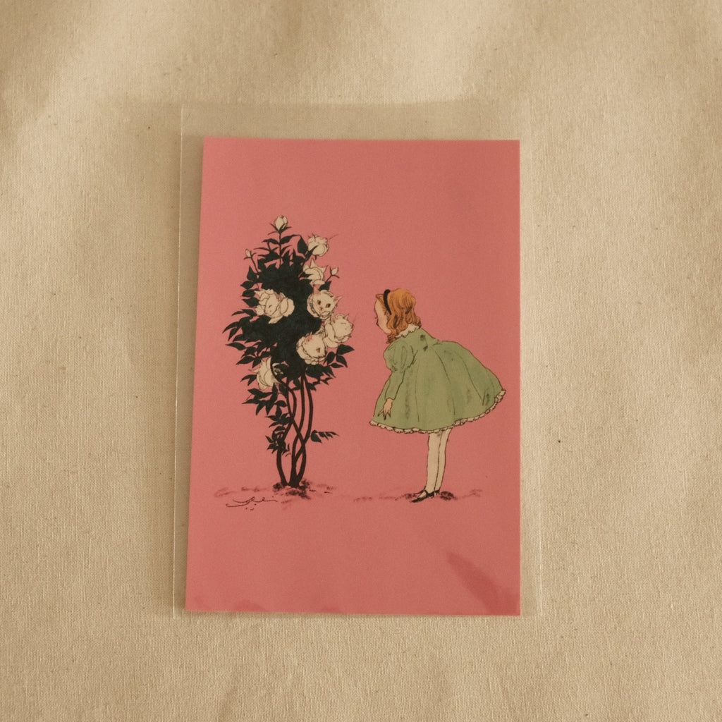 Kurahashi Rei Talk to Me Cat Postcard