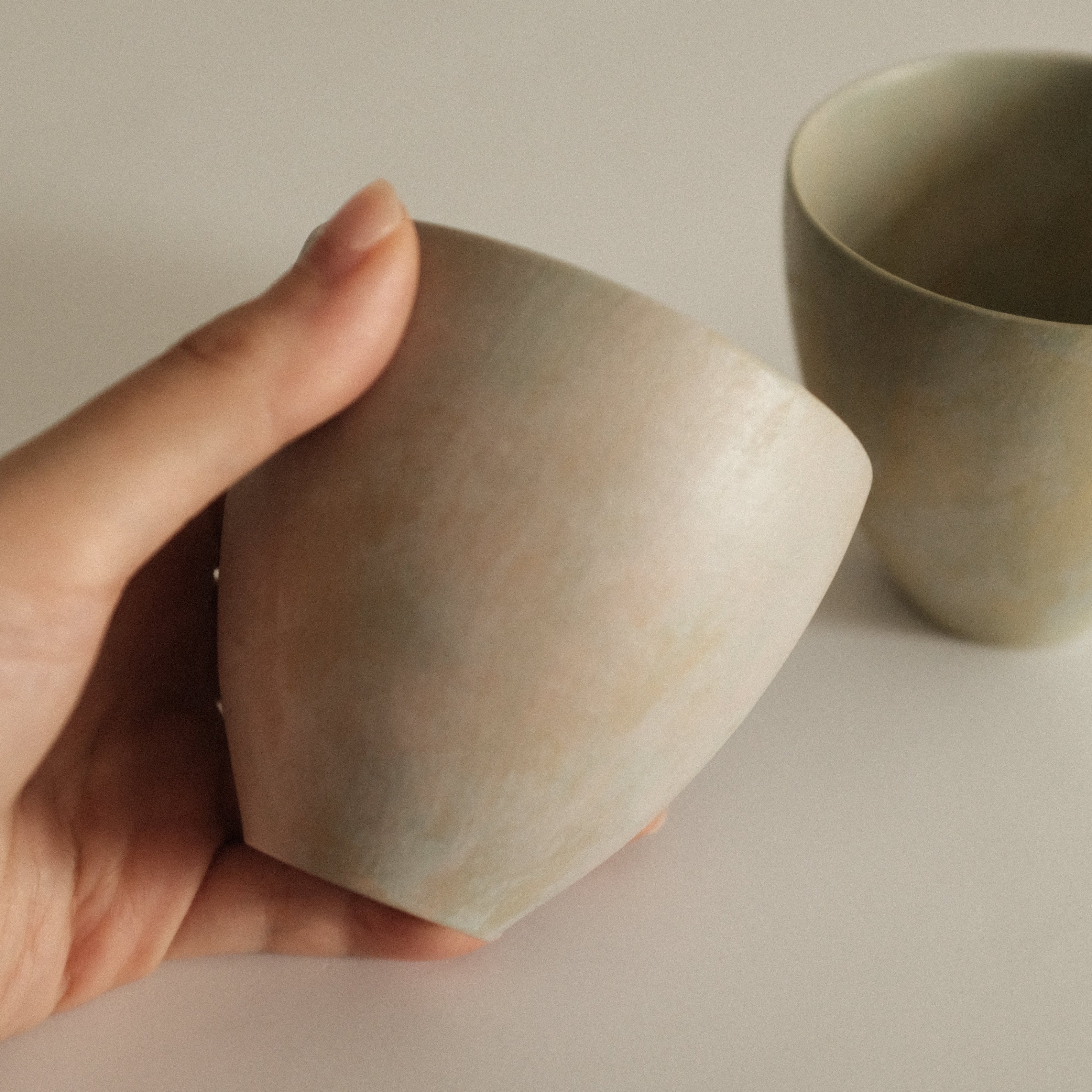 Makoto Saito Palette Pink Blue Tall Cup