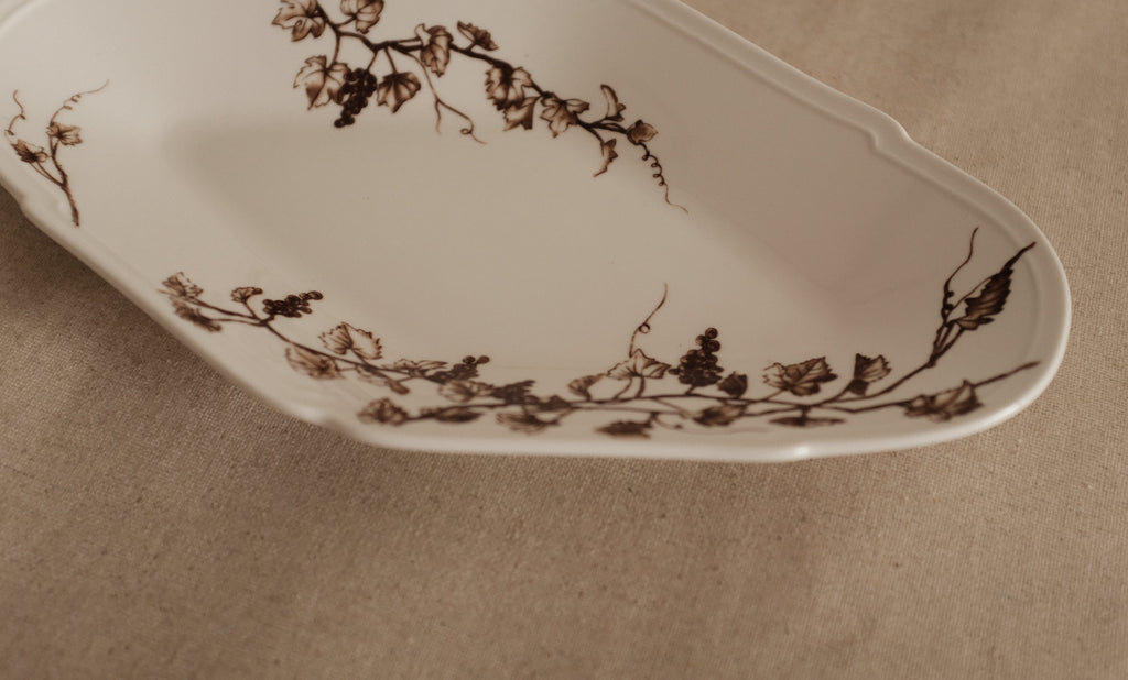 Studio M' Japan Vigne Plate Brown