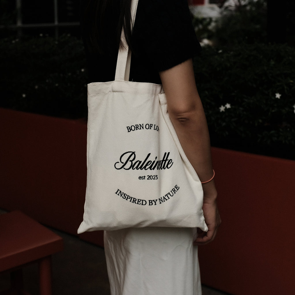 Baleinette Embroidered Tote Bag