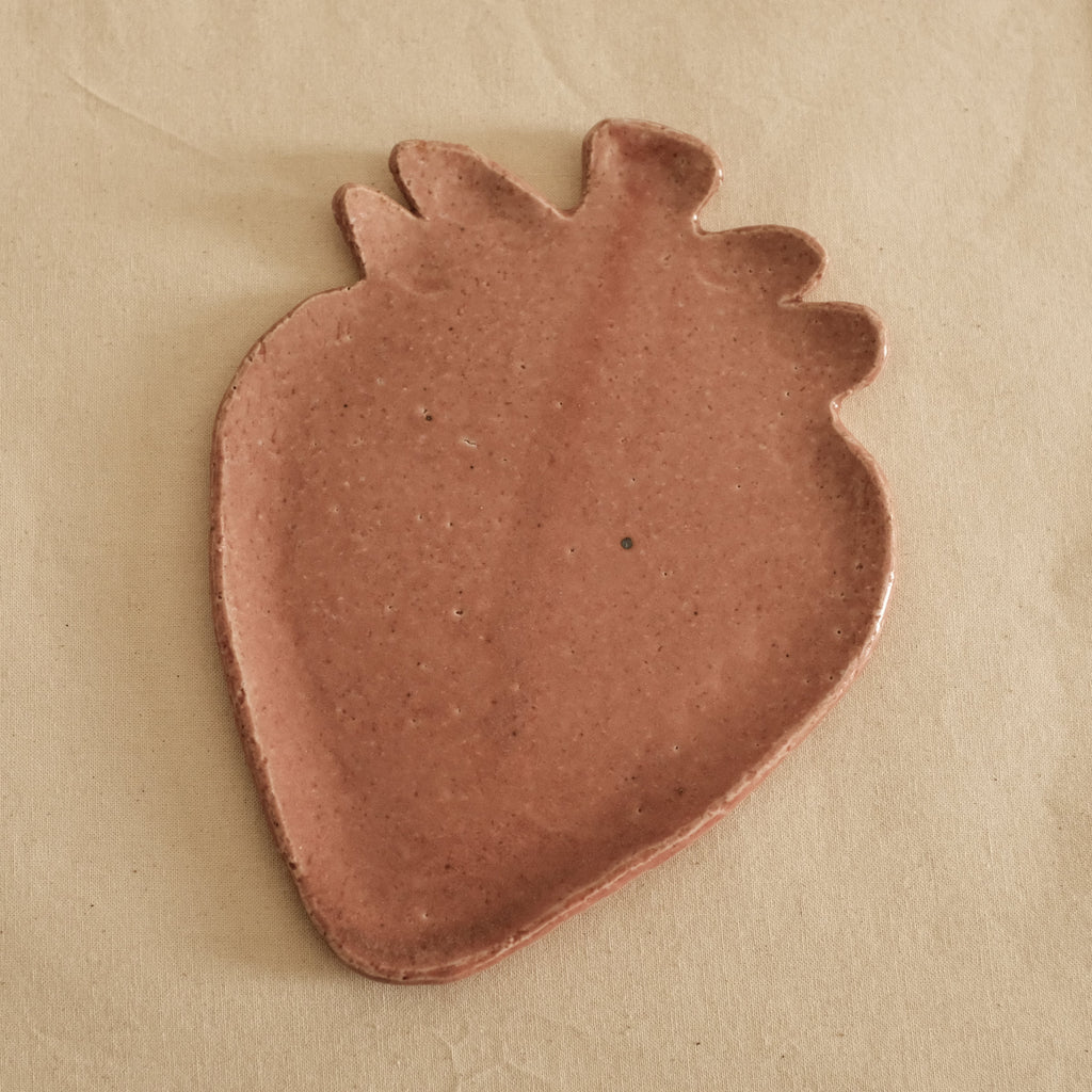 Momoiro Soft Pink Ichigo Strawberry Flat Plate