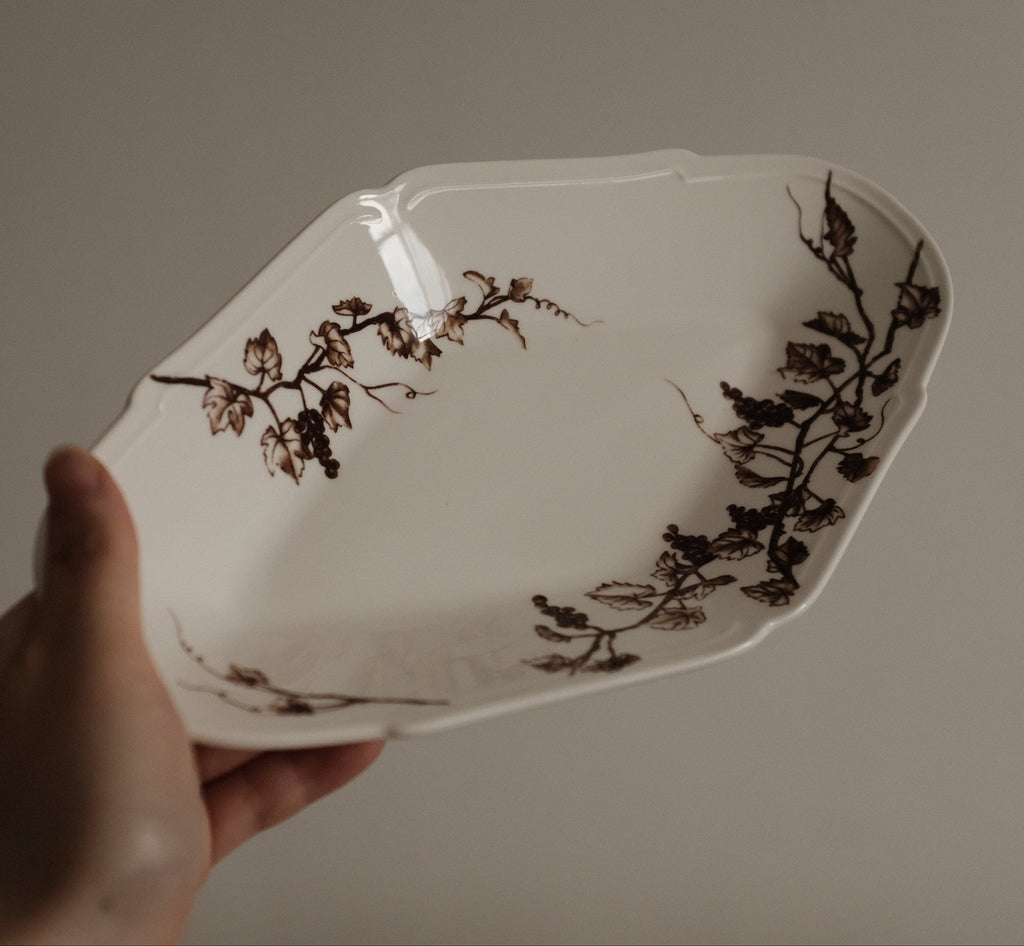 Studio M' Japan Vigne Plate Brown