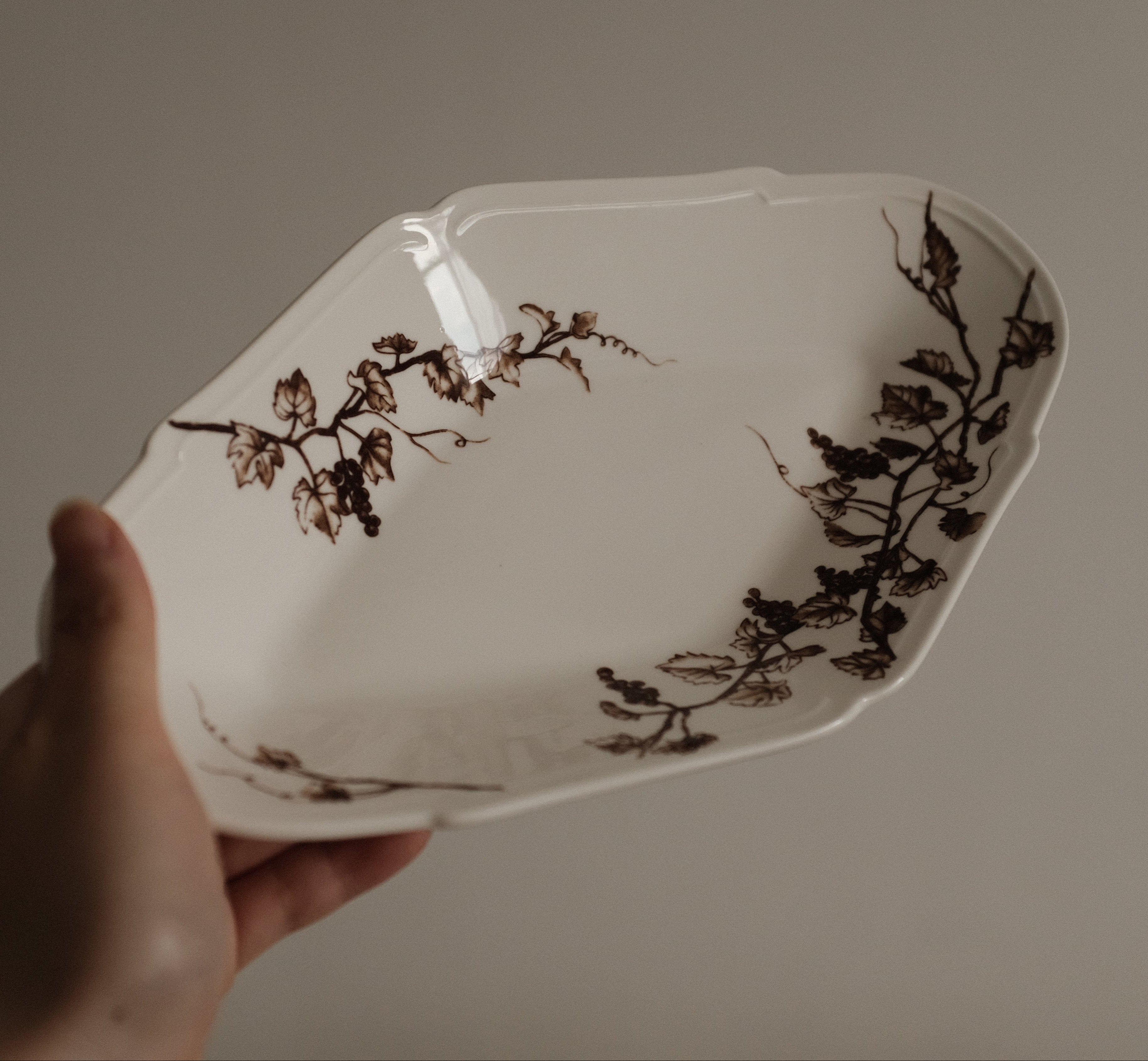 Studio M' Japan Vigne Plate Brown