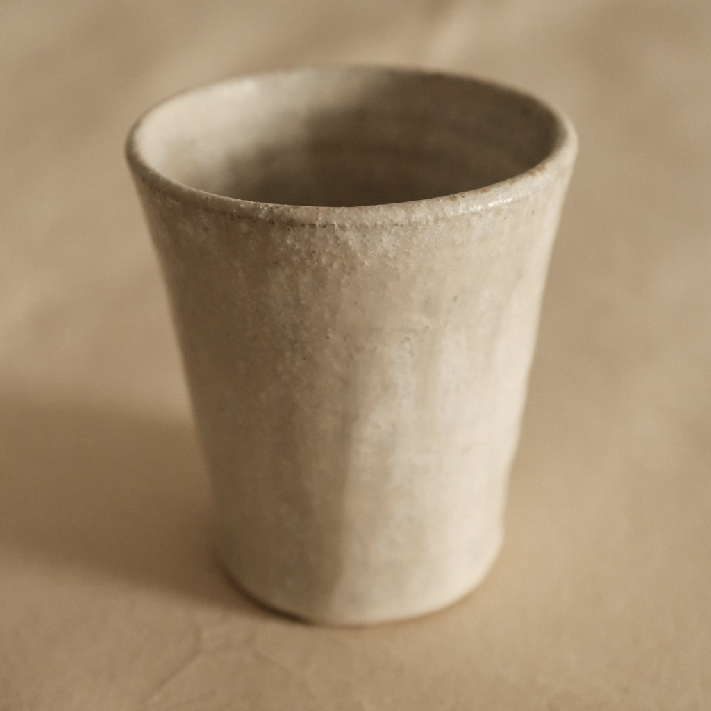 Kyuuko Mashiko Konayuki Powder Snow Glaze Tall Mug