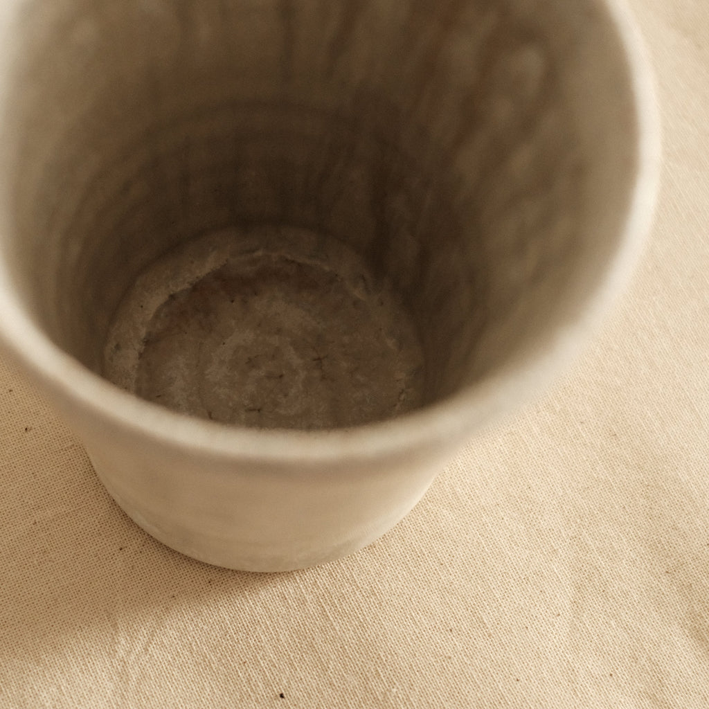 Kyuuko Mashiko Konayuki Powder Snow Glaze Tall Mug