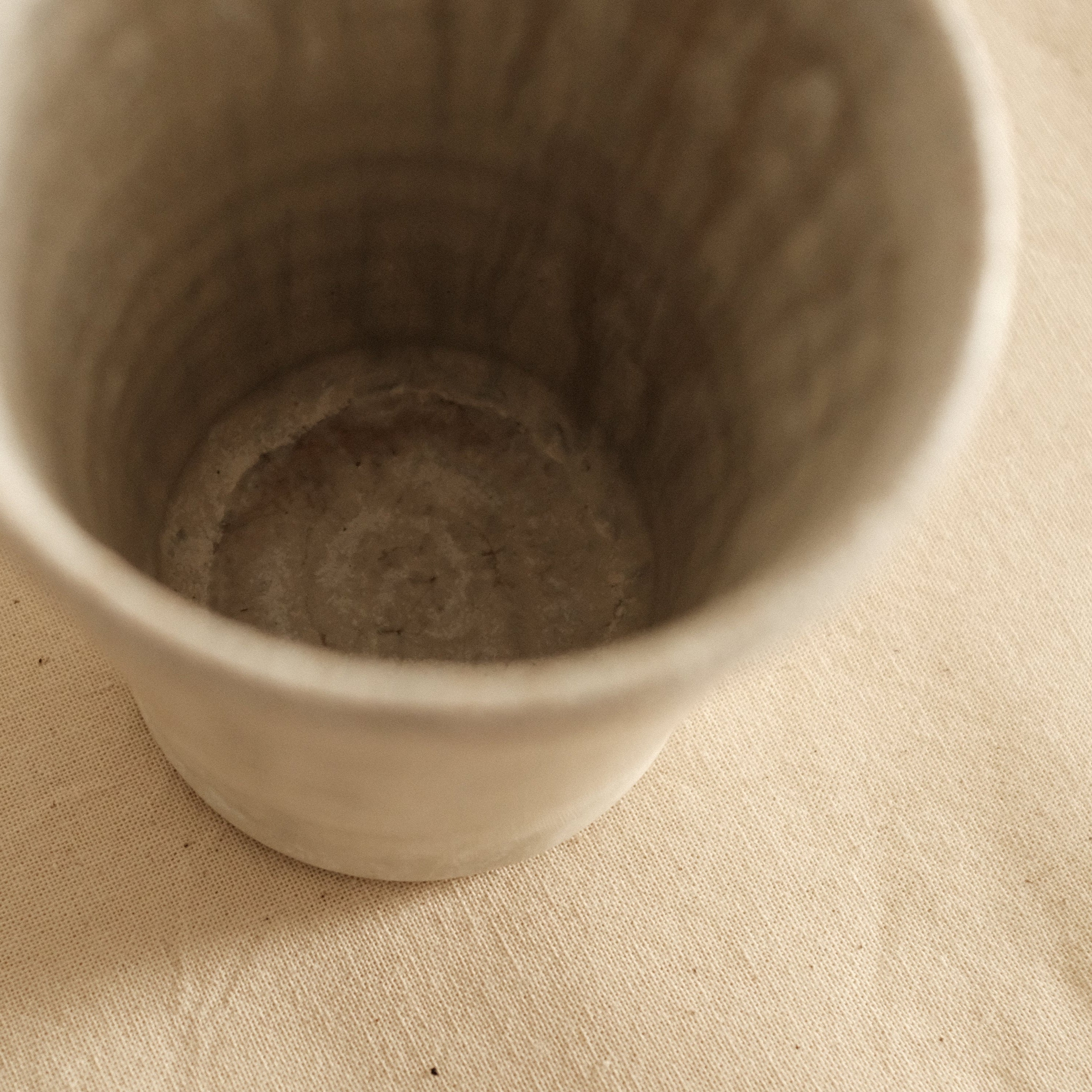 Kyuuko Mashiko Konayuki Powder Snow Glaze Tall Mug