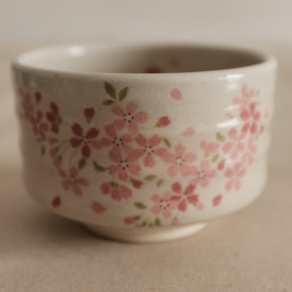 Hatsuichi Japan Spring Sakura Cherry Blossom Chawan Matcha Bowl Tea Bowl Japan Minoware